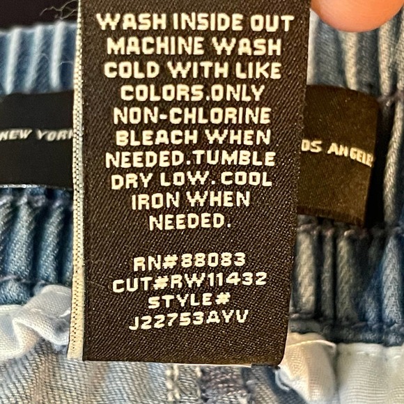 Rewash Light Blue Wide Leg Pants - Picture 10 of 10